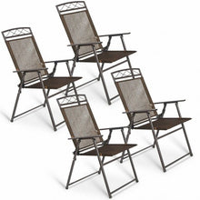 Load image into Gallery viewer, Set of 4 Outdoor Folding Sling Chairs