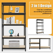 Load image into Gallery viewer, 5-Tier Steel Shelving Unit Storage Shelves Heavy Duty Storage Rack