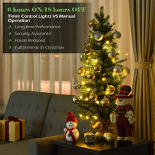 Load image into Gallery viewer, 3' Tabletop Battery Operated Christmas Tree with LED lights