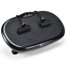 Load image into Gallery viewer, Mini Vibration Body Fitness Platform with Loop Bands-Black