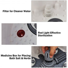 Load image into Gallery viewer, Portable Foot Spa Bath Motorized Massager with Shower-Gray