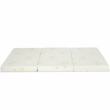 Load image into Gallery viewer, 4� Folding Foam Mattress Tri-fold Sofa Bed Mat-Full Size