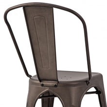 Load image into Gallery viewer, Set of 4 Tolix Style Dining Chair Stackable Bistro Chair-Copper