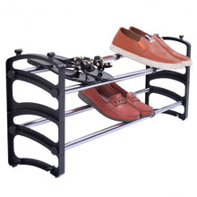 Load image into Gallery viewer, Set of 5 Stackable Extendable Shoe Rack
