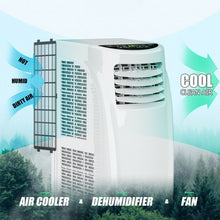 Load image into Gallery viewer, 8 000 BTU Portable Air Conditioner & Dehumidifier