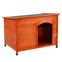 Load image into Gallery viewer, Wood Weather Resistant Home Outdoor Ground Dog House-L