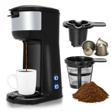 Load image into Gallery viewer, Portable Coffee Maker for Ground Coffee and Coffee Capsule