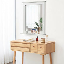Load image into Gallery viewer, Bathroom Wall Mirror with Shelf Vanity Makeup Mirror