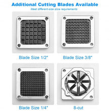 Load image into Gallery viewer, Potato French Fry Fruit Vegetable Slicer with 4 Blades