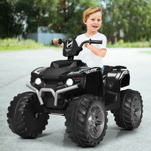 Load image into Gallery viewer, 12V Kids 4-Wheeler ATV Quad Ride On Car -Black