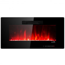 Load image into Gallery viewer, Recessed Wall Mounted Standing Electric Heater Electric Fireplace-36"