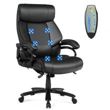 Load image into Gallery viewer, Big & Tall 400lb PU Leather Massage Office Chair-Black