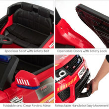 Load image into Gallery viewer, 12V Kids Electric Bluetooth Ride On Car with Remote Control-Red