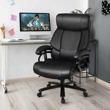 Load image into Gallery viewer, Big & Tall 400lb PU Leather Massage Office Chair-Black