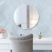 Load image into Gallery viewer, 28" Round Mirror Wall Mounted Bathroom Mirror