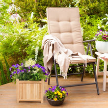 Load image into Gallery viewer, Patio Lawn Folding Garden Square Wood Flower Planter Box