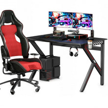 Load image into Gallery viewer, K-Shaped E-Sports Gaming Desk Gamers Computer Table
