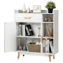 Load image into Gallery viewer, Floor Storage Cabinet Free Standing Cupboard Chest