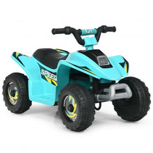 Load image into Gallery viewer, 6V Kids Electric ATV 4 Wheels Ride-On Toy -Blue