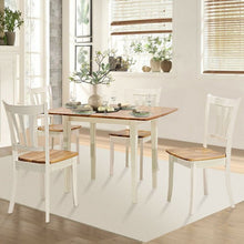 Load image into Gallery viewer, 5 Piece Dining Folding Tabletop Set 4 Chairs