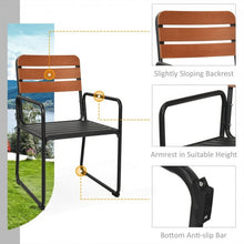 Load image into Gallery viewer, 5PCS Outdoor Patio Dining Table Set Aluminium Frame