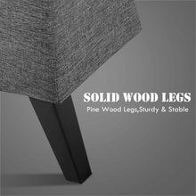 Load image into Gallery viewer, Contemporary Decor Solid Armless Accent Chair-Gray