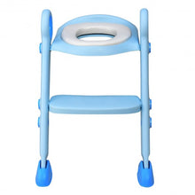 Load image into Gallery viewer, Toddler Toilet Potty Training Seat with Non-Slip Ladder-Blue