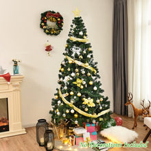 Load image into Gallery viewer, 7 Ft Green PVC Artificial Christmas Tree