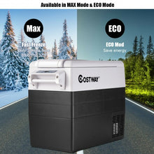 Load image into Gallery viewer, 55 Quarts Portable Electric Car Refrigerator-Silver