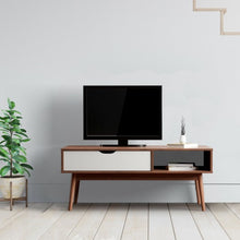 Load image into Gallery viewer, Coffee Cocktail Accent Table with Drawer and Storage Shelf-Coffee