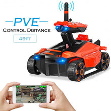 Load image into Gallery viewer, YD211 FPV Kids Wifi Shooting RC Spy Tank Toy with HD Camera