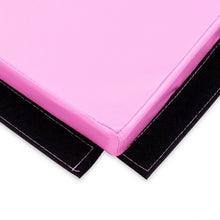 Load image into Gallery viewer, 4' x 6' x 2" PU Thick Folding Panel Exercise Gymnastics Mat-Pink