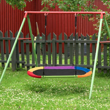 Load image into Gallery viewer, 60" Saucer Surf Outdoor Adjustable Swing Set-Colorful
