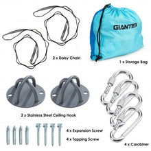 Load image into Gallery viewer, Swing Set Anti-Gravity Shaping Adjustable Yoga Belt-Blue