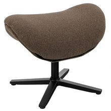 Load image into Gallery viewer, Modern Swivel Rocking Chair and Ottoman Set with Aluminum Alloy Base-Coffee