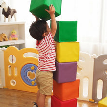 Load image into Gallery viewer, 12-Piece 5.5" Soft Colorful Foam Building Blocks
