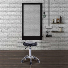 Load image into Gallery viewer, Adjustable Hydraulic Salon Rolling Swivel Stool-Black