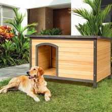 Load image into Gallery viewer, Wood Extreme Weather Resistant Pet Log Cabin-L