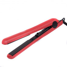 Load image into Gallery viewer, Adjustable Temp Ceramic Hair Straightener Straightens & Curly-Red
