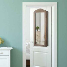 Load image into Gallery viewer, Cabinet Wall/Door Mounted with Mirror Jewelry Armoire