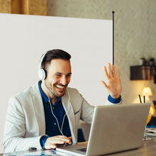 Load image into Gallery viewer, Single Panel Room Divider Privacy Partition Screen for Office Home-White