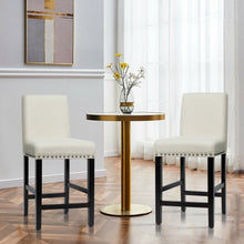 Load image into Gallery viewer, 25'' Kitchen Chairs w/ Rubber Wood Legs-Beige