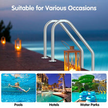 Load image into Gallery viewer, 3 Step Stainless Steel Swimming Pool Ladder Handrail for Pool