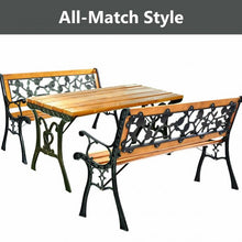 Load image into Gallery viewer, GOPLUS 49 1/2" Patio Park Garden Porch Chair Bench