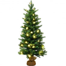 Load image into Gallery viewer, 3' Tabletop Battery Operated Christmas Tree with LED lights