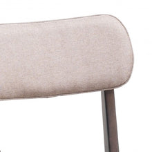 Load image into Gallery viewer, Set of 2 Armless Fabric Upholstered Dining Side Chairs
