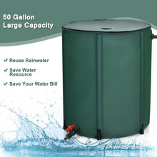 Load image into Gallery viewer, 53 Gallon Portable Collapsible Rain Barrel Water Collector