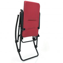 Load image into Gallery viewer, Foldable Rocking Padded Portable Camping Chair with Backrest and Armrest -Red