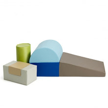 Load image into Gallery viewer, 6 Piece Climb Crawl Play Set Indoor Baby Toddler-Gray