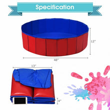 Load image into Gallery viewer, 48" Foldable Kiddie Pool Kids Bath Tub